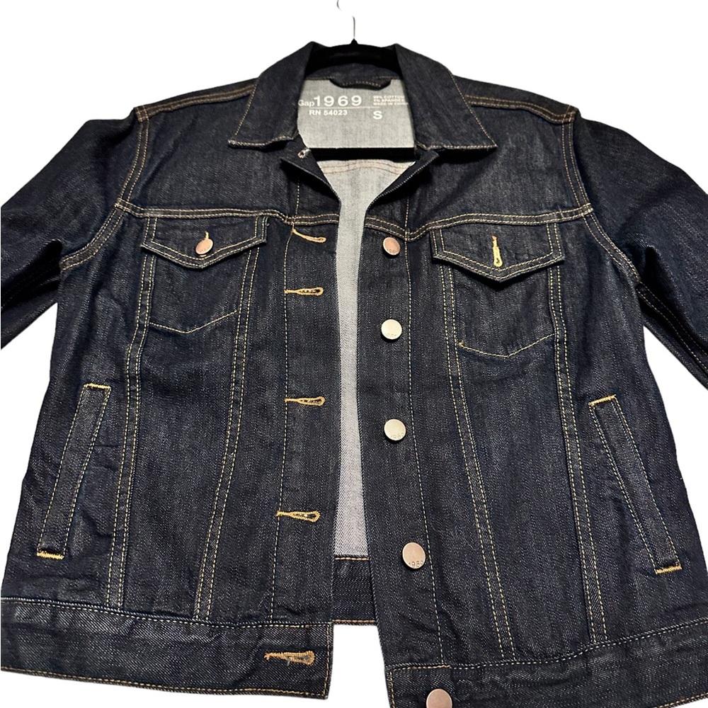 GAP 1969 Dark Blue Jean Jacket Small.